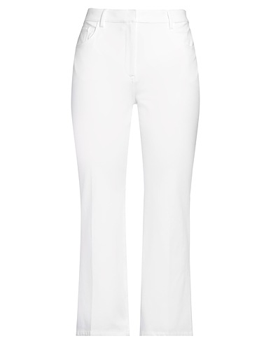 THEORY Casual pants White 65% Cotton, 29% Nylon, 6% Elastane
