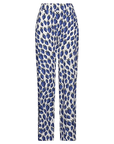 BURBERRY Pantalone Blu 100% Viscosa