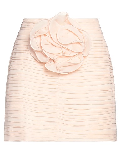 MAGDA BUTRYM Mini skirt Light pink 100% Silk