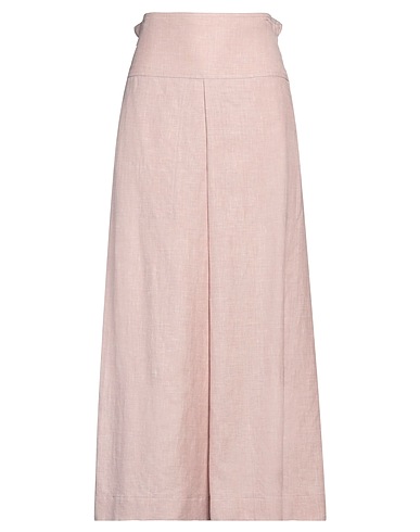 LORO PIANA Maxi Skirts Blush 52% Linen, 41% Wool, 7% Silk