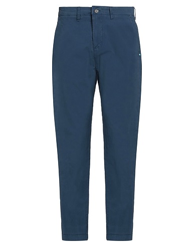 ALTATENSIONE Casual trouser Navy blue 98% Cotton, 2% Elastane