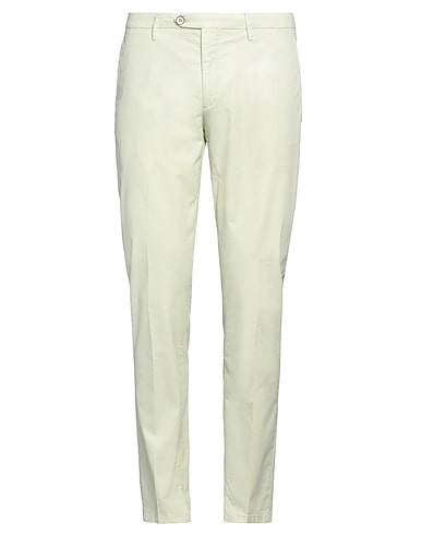 MICHAEL COAL Casual trouser Light green 73% Lyocell, 23% Cotton, 4% Elastane