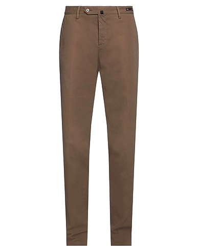 PT Torino Casual trouser Khaki 98% Cotton, 2% Elastane