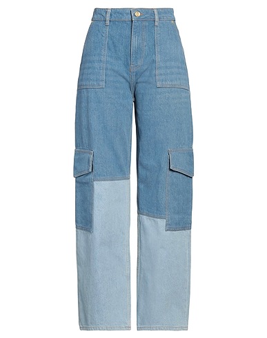 GANNI Denim pants Blue 100% Organic cotton