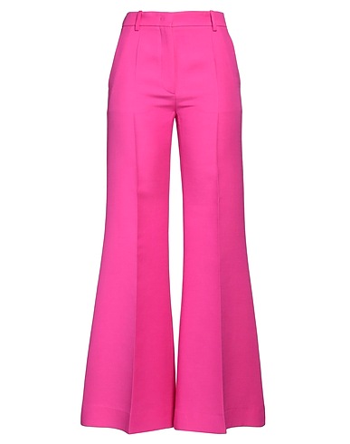 VALENTINO GARAVANI Casual trouser Fuchsia 65% Virgin Wool, 35% Silk