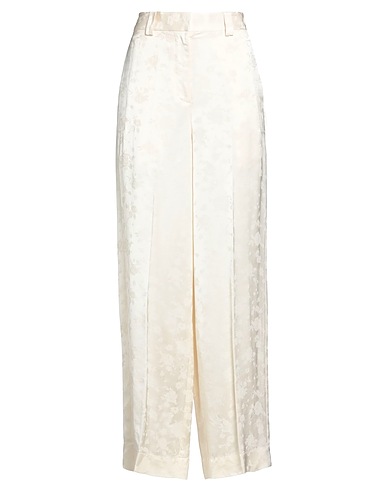 MES DEMOISELLES Casual trouser Ivory 100% Viscose