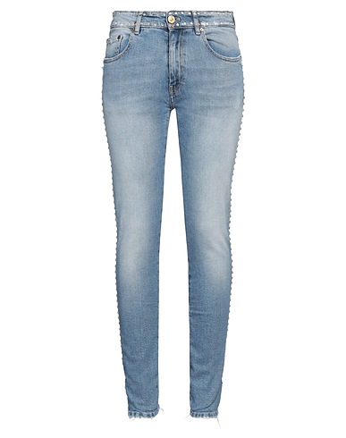 PT Torino Denim pants Blue 99% Cotton, 1% Elastane