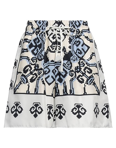 LE SARTE PETTEGOLE Shorts & Bermuda White 100% Silk