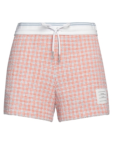 THOM BROWNE Shorts & Bermuda Orange 91% Cotton, 8% Polyamide, 1% Elastane
