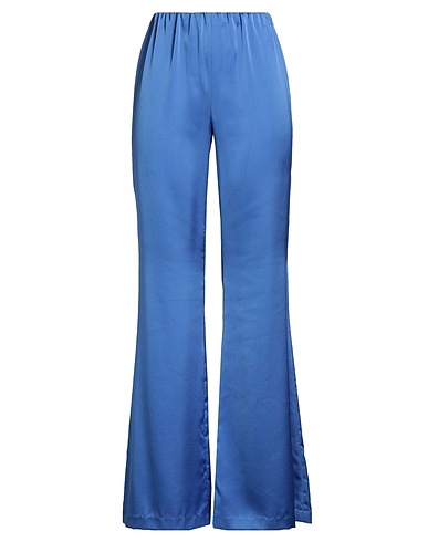 ATELIER LEGORA Casual trouser Azure 40% Polyamide, 30% Viscose, 20% Polyester, 10% Elastane