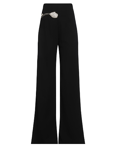 NAFSIKA SKOURTI Casual pants Black 100% PES - Polyethersulfone