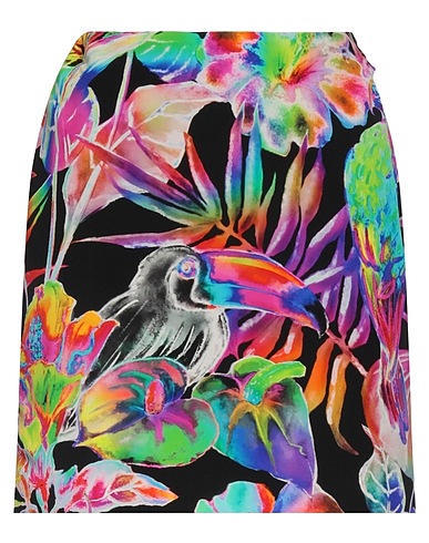 JEREMY SCOTT Mini skirt Black 100% Silk