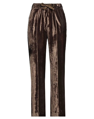HABEN Casual trouser Khaki 82% Viscose, 18% Nylon