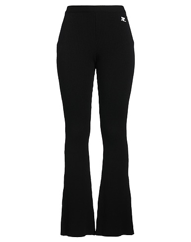 COURRÈGES Leggings Black 70% Viscose, 30% Polyester