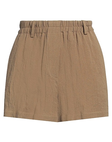 ALYSI Shorts & Bermuda Khaki 62% Lyocell, 38% Linen
