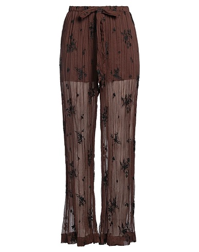 SABINA MUSÁYEV Pantalone Cioccolato 100% Poliestere, Cotone