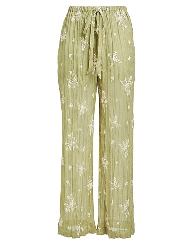 SABINA MUSÁYEV Pantalone Verde salvia 100% Poliestere, Cotone
