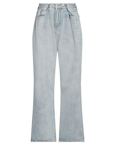 ELEH Denim trousers Blue 80% Cotton, 11% Polyester, 9% Viscose