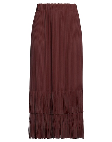 ALYSI Midi skirt CHOCOLAT Chocolate brown 100% Polyester