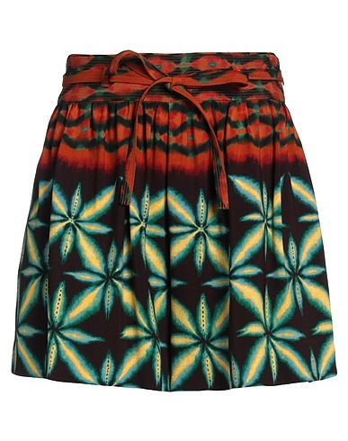 ULLA JOHNSON Shorts & Bermuda Chocolate brown 100% Viscose