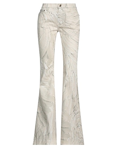 ROBERTO CAVALLI Casual pants Beige 97% Cotton, 3% Elastane