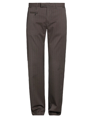 RICHMOND X Casual trouser Dark brown 58% Polyester, 34% Viscose, 5% Wool, 3% Elastane