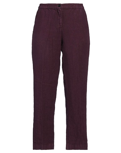 MASSIMO ALBA Casual pants Mauve 100% Linen