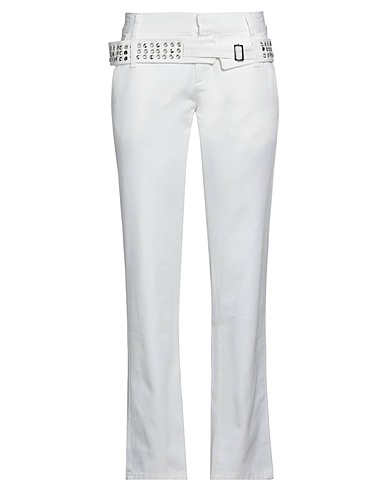 RICHMOND X Casual pants Ivory 100% Cotton