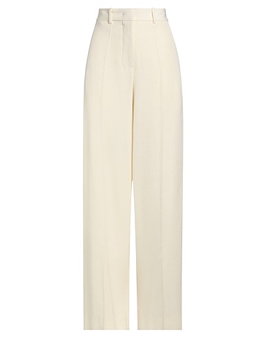 JIL SANDER Casual trouser Ivory 58% Viscose, 42% Silk