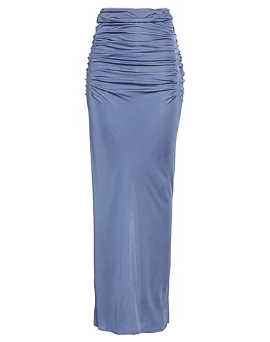 GAUGE81 Long skirt Slate blue 100% Viscose