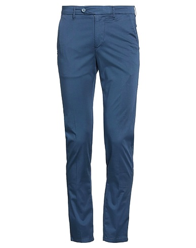 0/ZERO CONSTRUCTION Casual pants Blue 98% Cotton, 2% Elastane