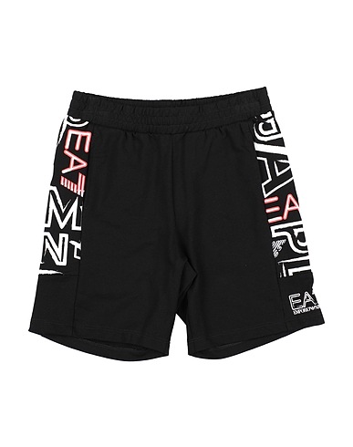EA7 Shorts & Bermuda Black 100% Cotton