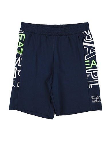 EA7 Shorts & Bermuda Navy blue 100% Cotton