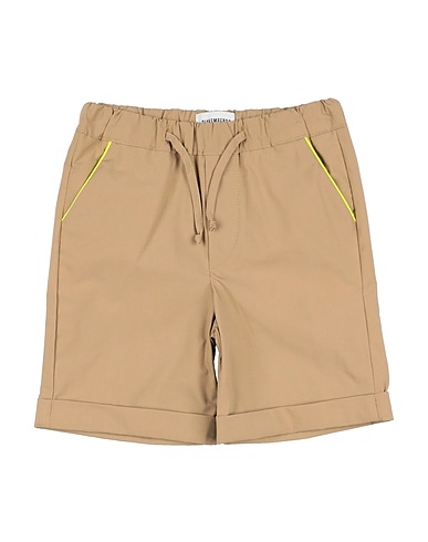 BIKKEMBERGS Shorts & Bermuda Khaki 97% Cotone, 3% Fibre elastiche