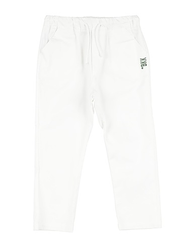 BIKKEMBERGS Casual trouser White 97% Cotton, 3% Elastane