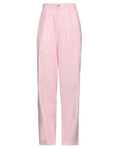 DENIMIST Casual trouser Pink 75% Polyester, 25% Cotton