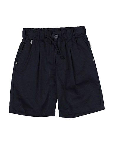 BIKKEMBERGS Shorts & Bermuda Blu notte 98% Cotone, 2% Fibre elastiche