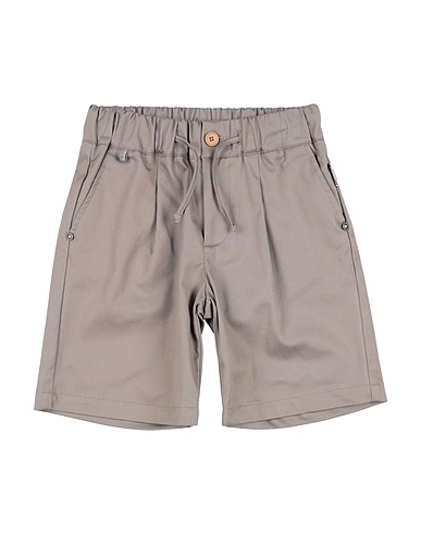BIKKEMBERGS Shorts & Bermuda Beige 97% Cotton, 3% Textile fibres