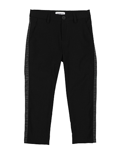 BIKKEMBERGS Casual trouser Black 69% Polyester, 25% Viscose, 6% Elastic fibres