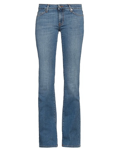 ROŸ ROGER'S Bootcut Jeans Blue 98% Cotton, 2% Rubber