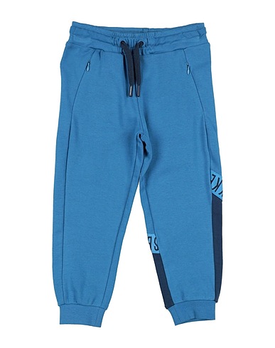 BIKKEMBERGS Casual pants Azure 100% Cotton
