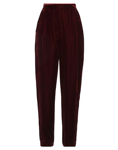 HOD Casual trouser Burgundy 100% Polyester