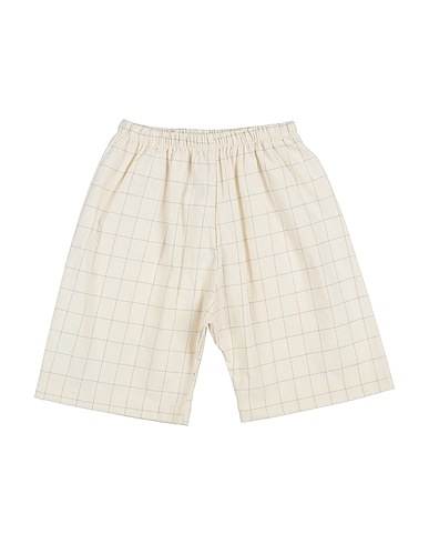 CUCÙ LAB Shorts & Bermudas Elfenbein 91% Baumwolle, 9% Polyamid