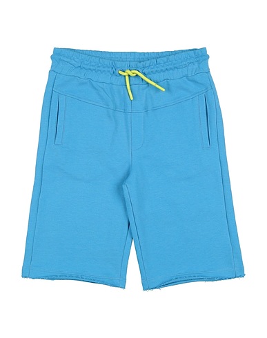 BIKKEMBERGS Shorts & Bermuda Azure 100% Cotton