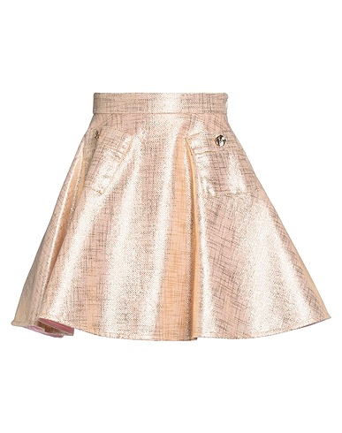 NINA RICCI Mini skirt Platinum 90% Cotton, 10% Viscose