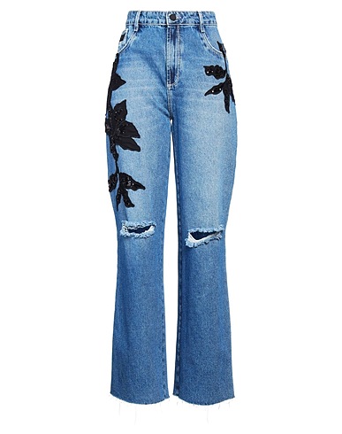 LANÇA PERFUME Denim trousers 100% Cotton