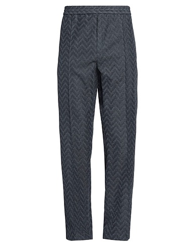 MISSONI Casual trouser Navy blue 100% Cotton
