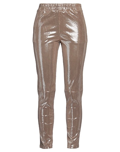 SUITE 22 Pantalone Khaki 100% Pelle di agnello
