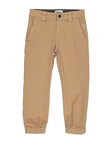 BIKKEMBERGS Casual trouser Camel 97% Cotton, 3% Elastane
