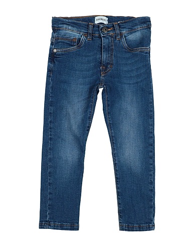 BIKKEMBERGS Denim trousers Blue 97% Cotton, 3% Elastane